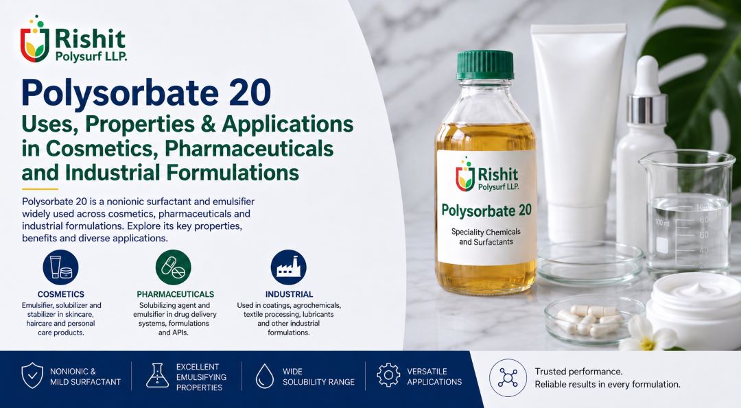 Polysorbate 20 Uses, Properties & Applications